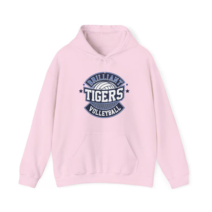 Adult Hoodie Sweatshirt \ Brilliant Tigers Volleyball \ BTV1