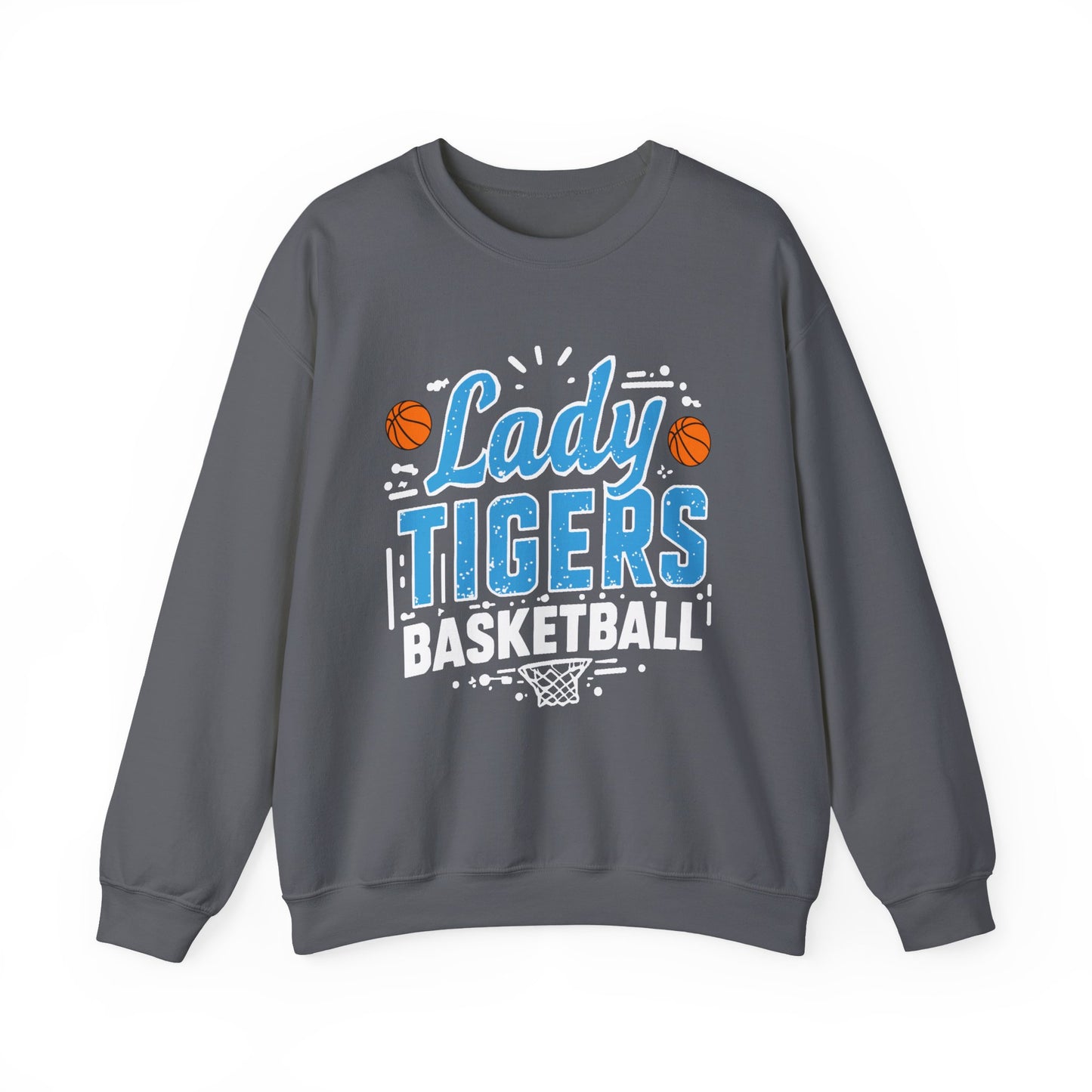 Adult Crewneck Sweatshirt \ Brilliant Tigers Basketball \ BTBKG1
