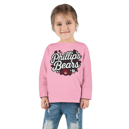 Toddler Long Sleeve Tee \ Phillip's Bears \ PBG1