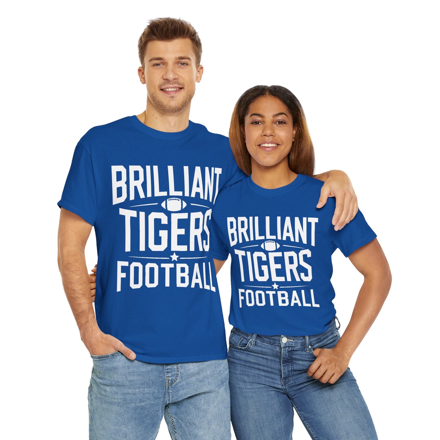 Adult Tee \ Brilliant Tigers Football \ BTF1