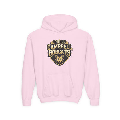 Youth Hoodie Sweatshirt \ Phill Campbell Bobcats \ PCB1