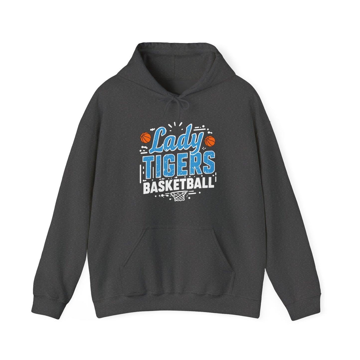 Adult Hoodie Sweatshirt \ Brilliant Tigers Basketball \ BTBKG1