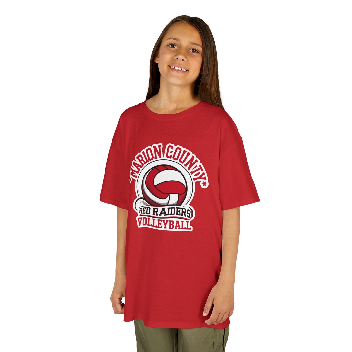 Youth Tee \ Marion County Red Raiders Volleyball \ MCV1