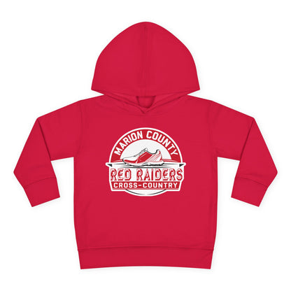Toddler Hoodie Sweatshirt \ Marion County Red Raiders Cross-Country \ MCCC1