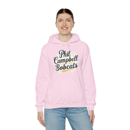 Adult Hoodie Sweatshirt \ Phil Campbell Bobcats \ PCBG2