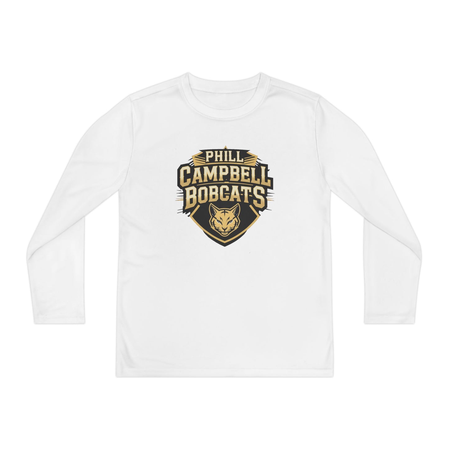 Youth Long Sleeve Tee \ Phill Campbell Bobcats \ PCB1
