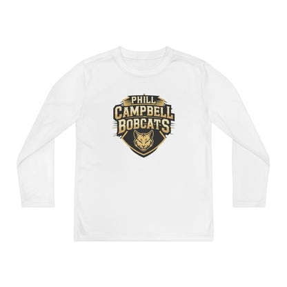 Youth Long Sleeve Tee \ Phill Campbell Bobcats \ PCB1