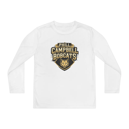 Youth Long Sleeve Tee \ Phill Campbell Bobcats \ PCB1