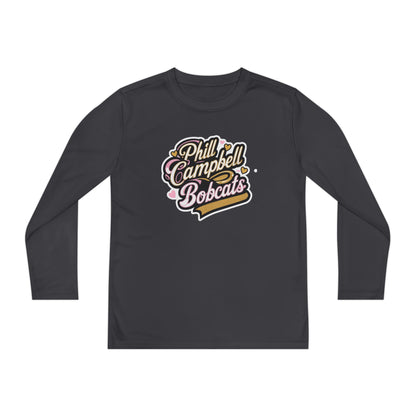 Youth Long Sleeve Tee \ Phill Campbell Bobcats \ PCBG1