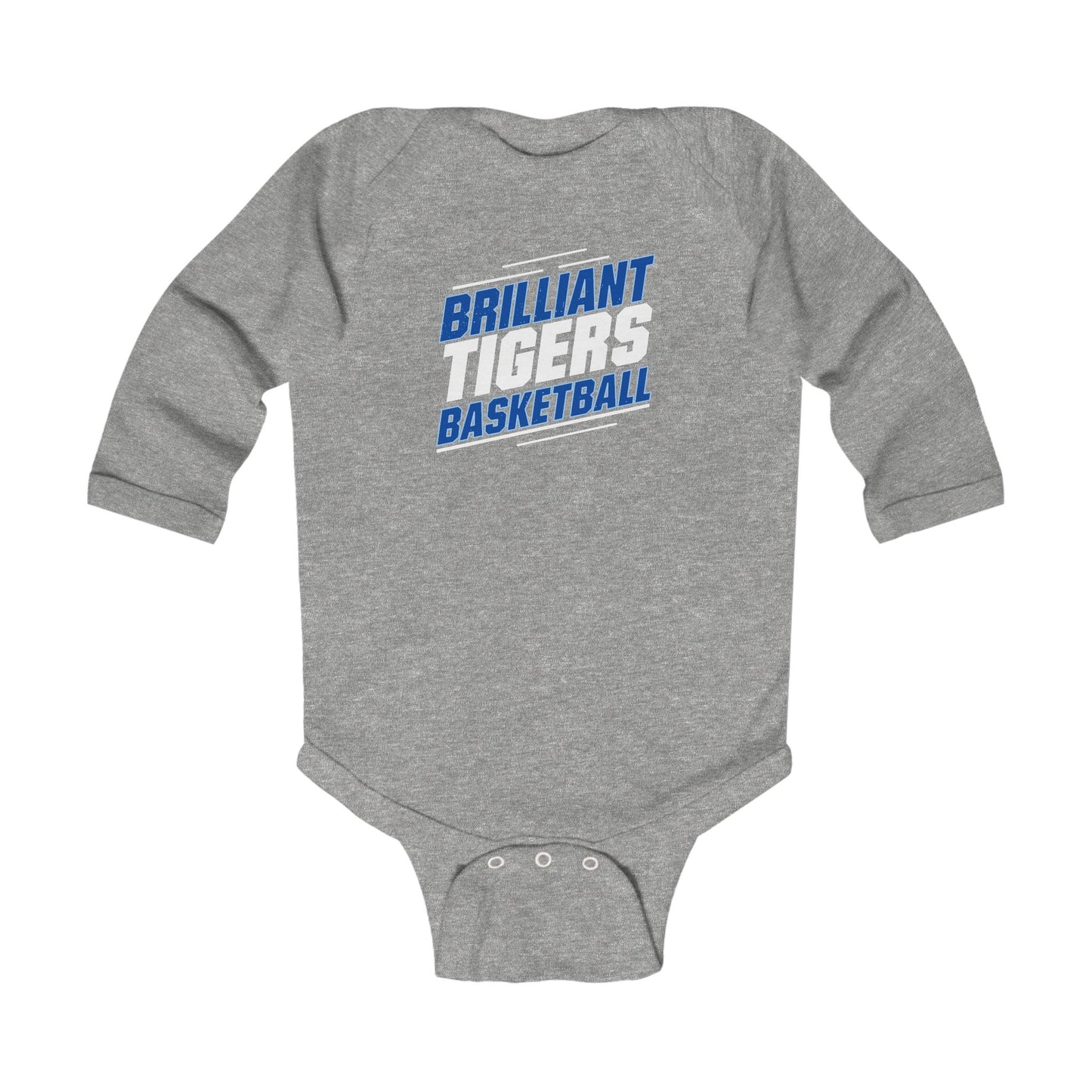 Long Sleeve Baby Bodysuit \ Brilliant Tigers Basketball \ BTBK2