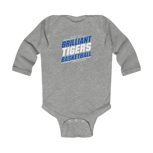 Long Sleeve Baby Bodysuit \ Brilliant Tigers Basketball \ BTBK2