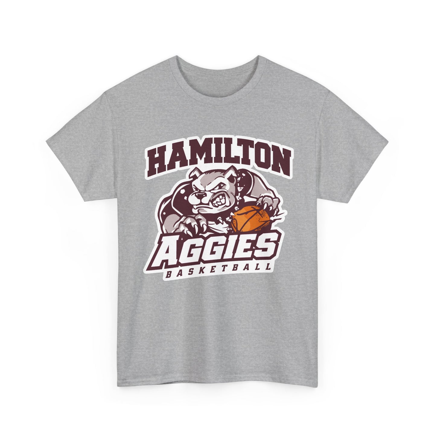 Adult Tee \ Hamilton Aggies Basketball \ HABK1