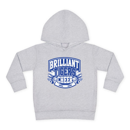 Toddler Hoodie Sweatshirt \ Brilliant Tigers Cheer \ BTC1
