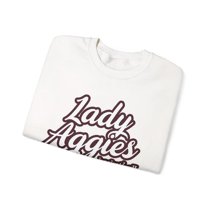 Adult Crewneck Sweatshirt \ Hamilton Aggies Basketball \ HABBG2