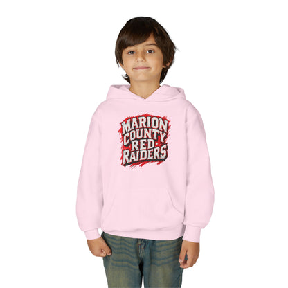 Youth Hoodie Sweatshirt \ Marion County Red Raiders \ MC1