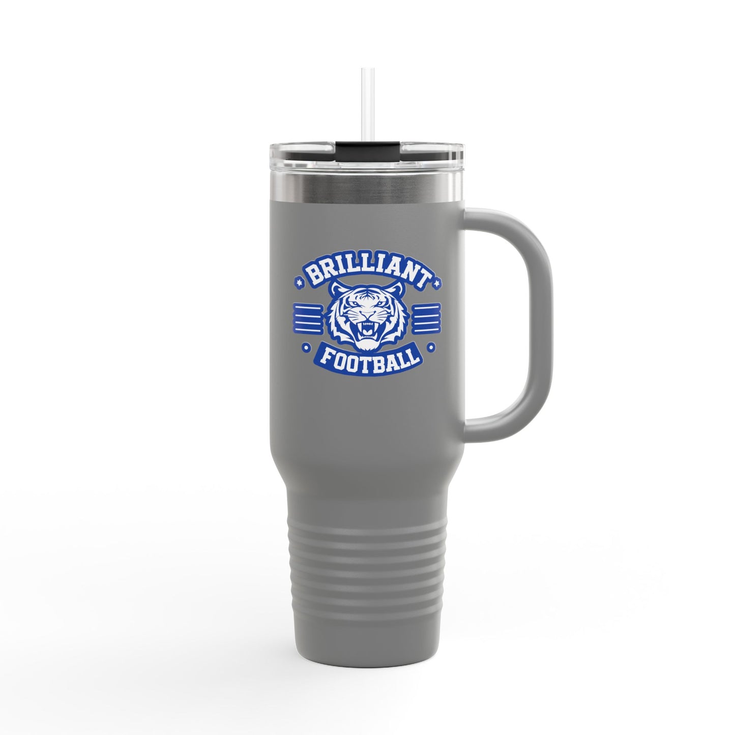 40oz  Insulated Tumbler \ Brilliant Tigers Football \ BTF2
