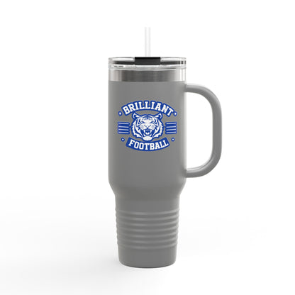 40oz  Insulated Tumbler \ Brilliant Tigers Football \ BTF2