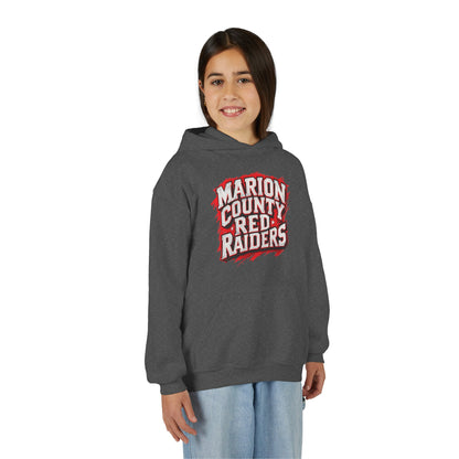 Youth Hoodie Sweatshirt \ Marion County Red Raiders \ MC1