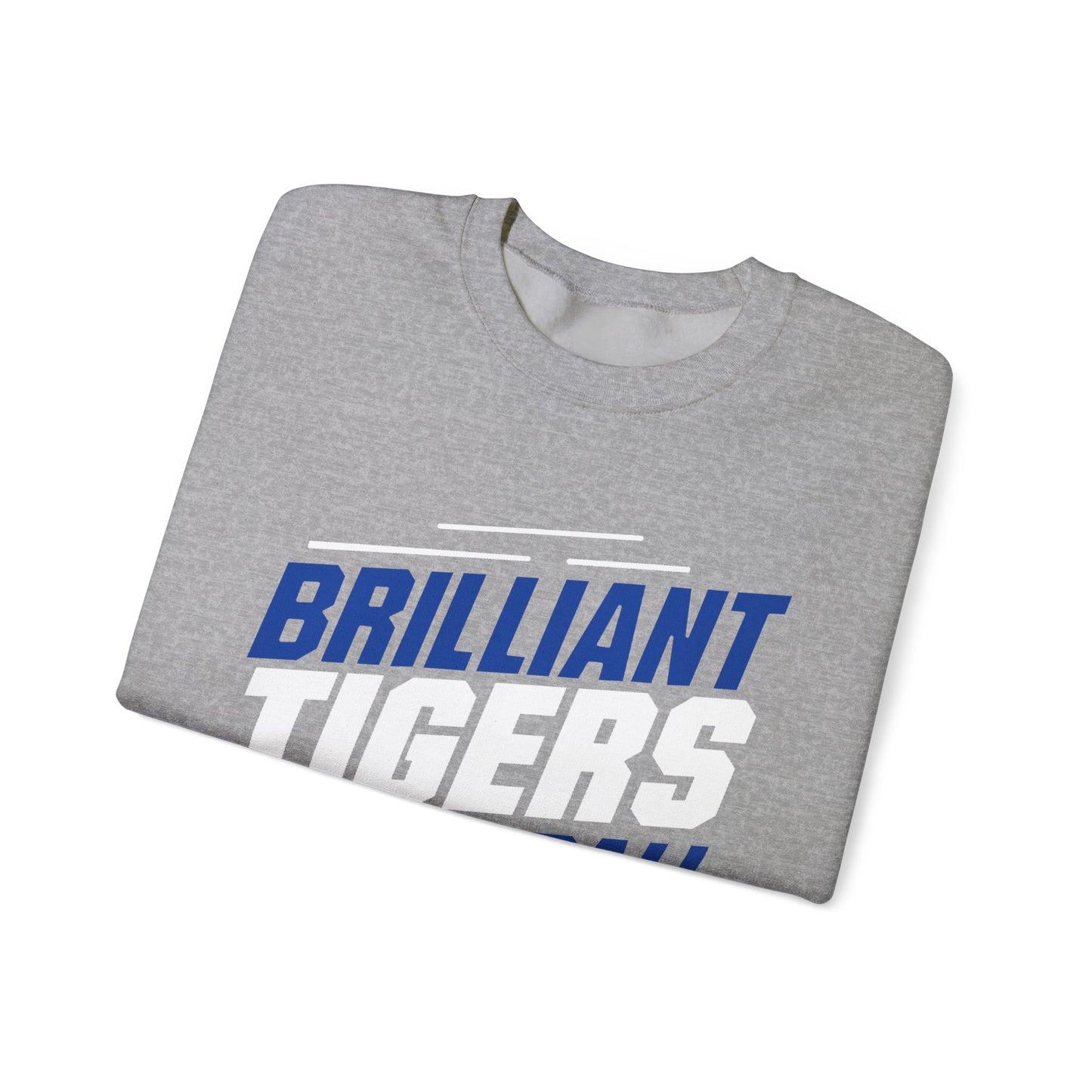 Adult Crewneck Sweatshirt \ Brilliant Tigers Basketball \ BTBK2