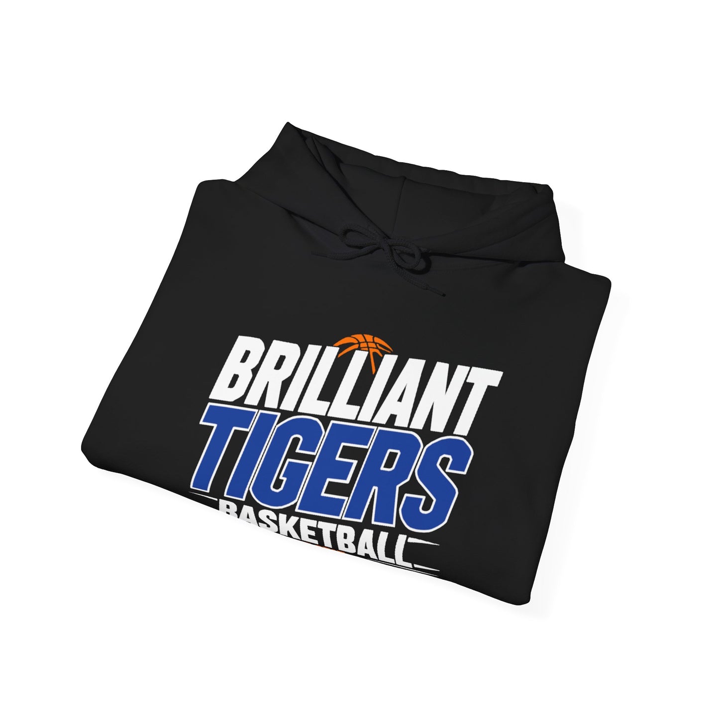 Adult Hoodie Sweatshirt \ Brilliant Tigers Basketball \ BTBK1