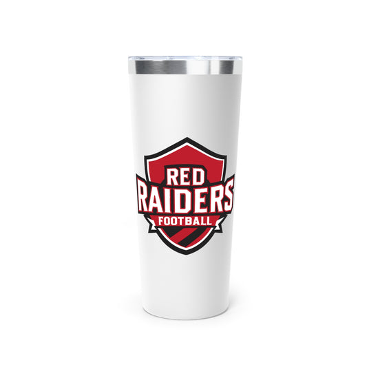 22oz Copper Insulated Tumbler \ Marion County Red Raiders Football\ MCF2