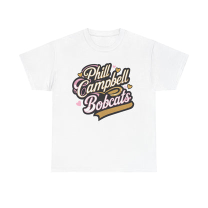 Adult Tee \ Phill Campbell Bobcats \ PCBG1
