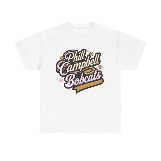 Adult Tee \ Phill Campbell Bobcats \ PCBG1