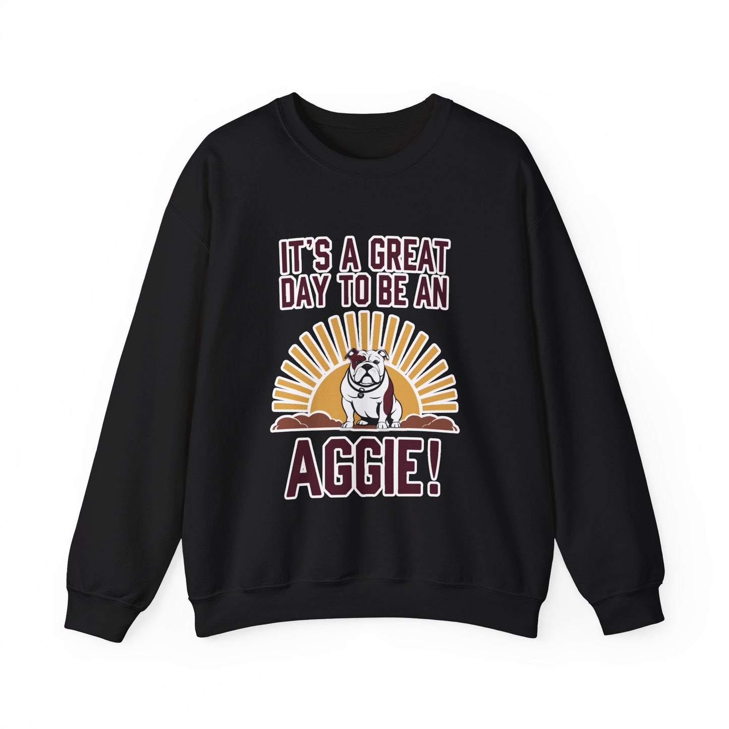 Adult Crewneck Sweatshirt \ It's a Great Day to be a Aggie! \ GDA4