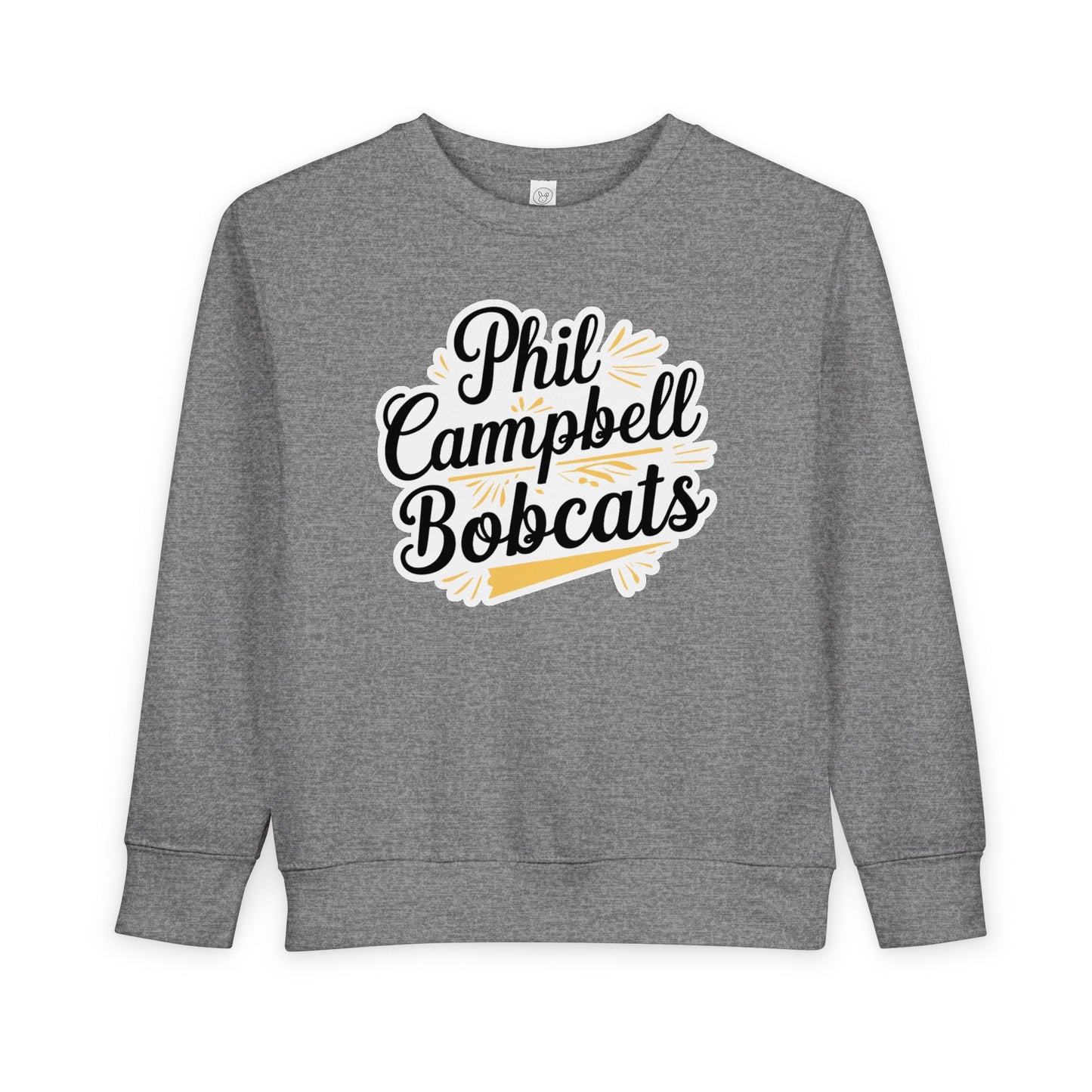 Toddler Crewneck Sweatshirt \ Phil Campbell Bobcats \ PCBG2