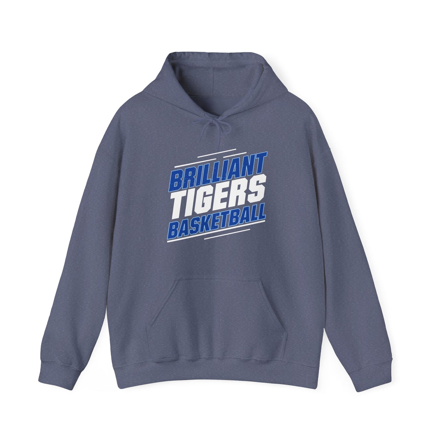 Adult Hoodie Sweatshirt \ Brilliant Tigers Basketball \ BTBK2