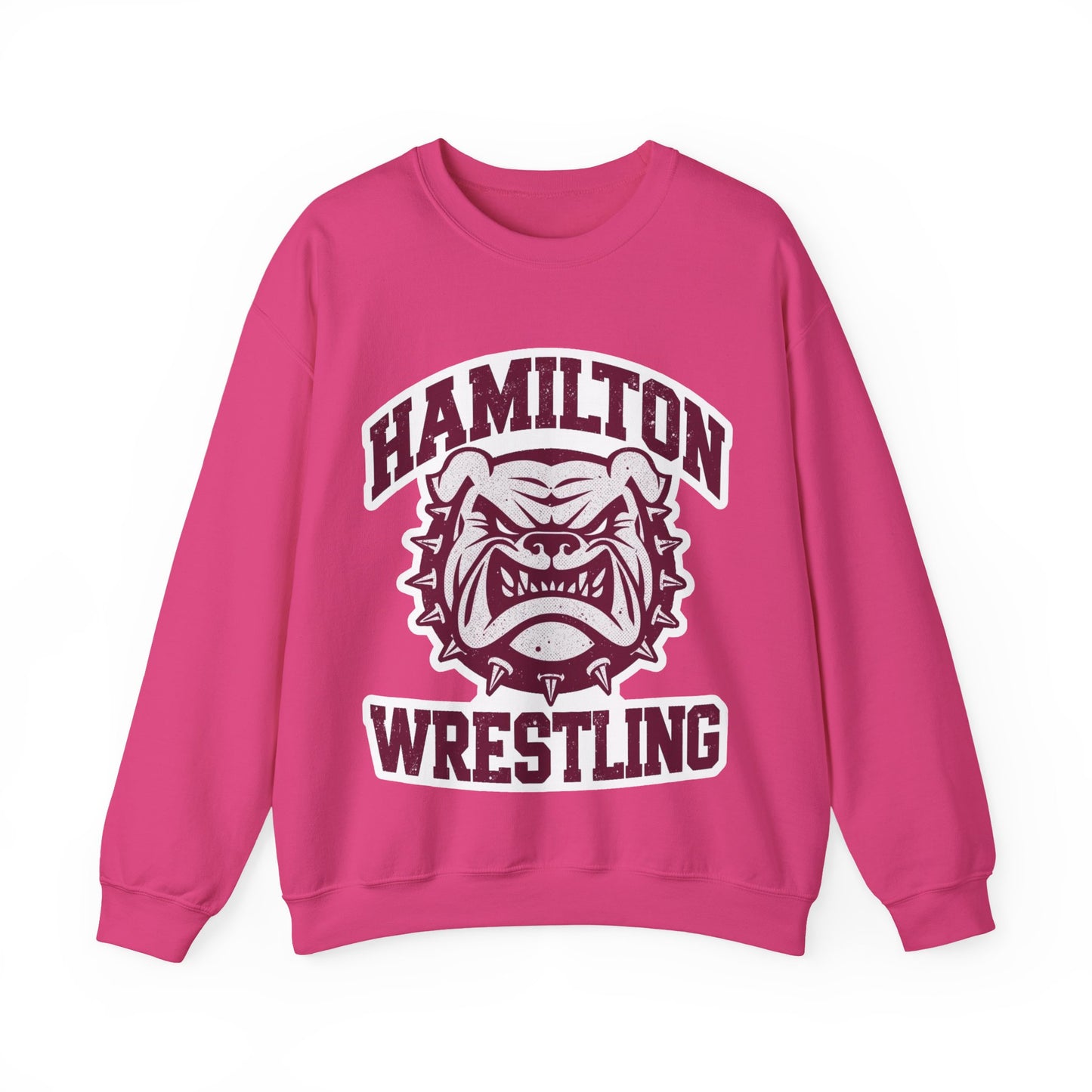 Adult Crewneck Sweatshirt \ Hamilton Aggies Wrestling \ HAW2