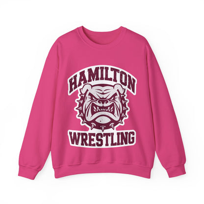 Adult Crewneck Sweatshirt \ Hamilton Aggies Wrestling \ HAW2