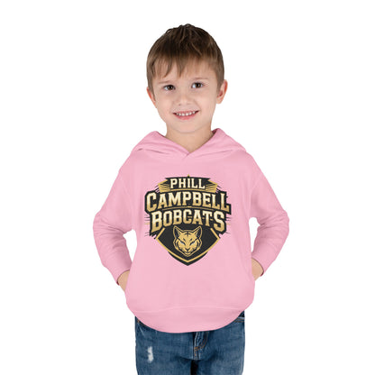 Toddler Hoodie Sweatshirt \ Phill Campbell Bobcats \ PCB1
