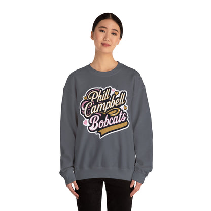 Adult Crewneck Sweatshirt \ Phill Campbell Bobcats \ PCBG1