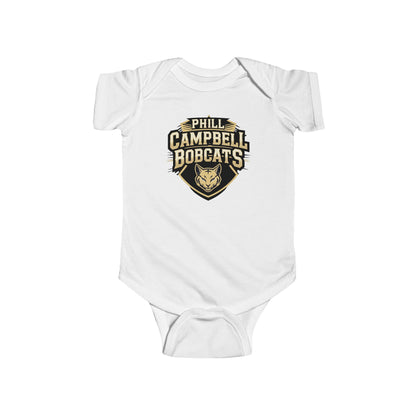 Short Sleeve Baby Bodysuit \ Phill Campbell Bobcats \ PCB1
