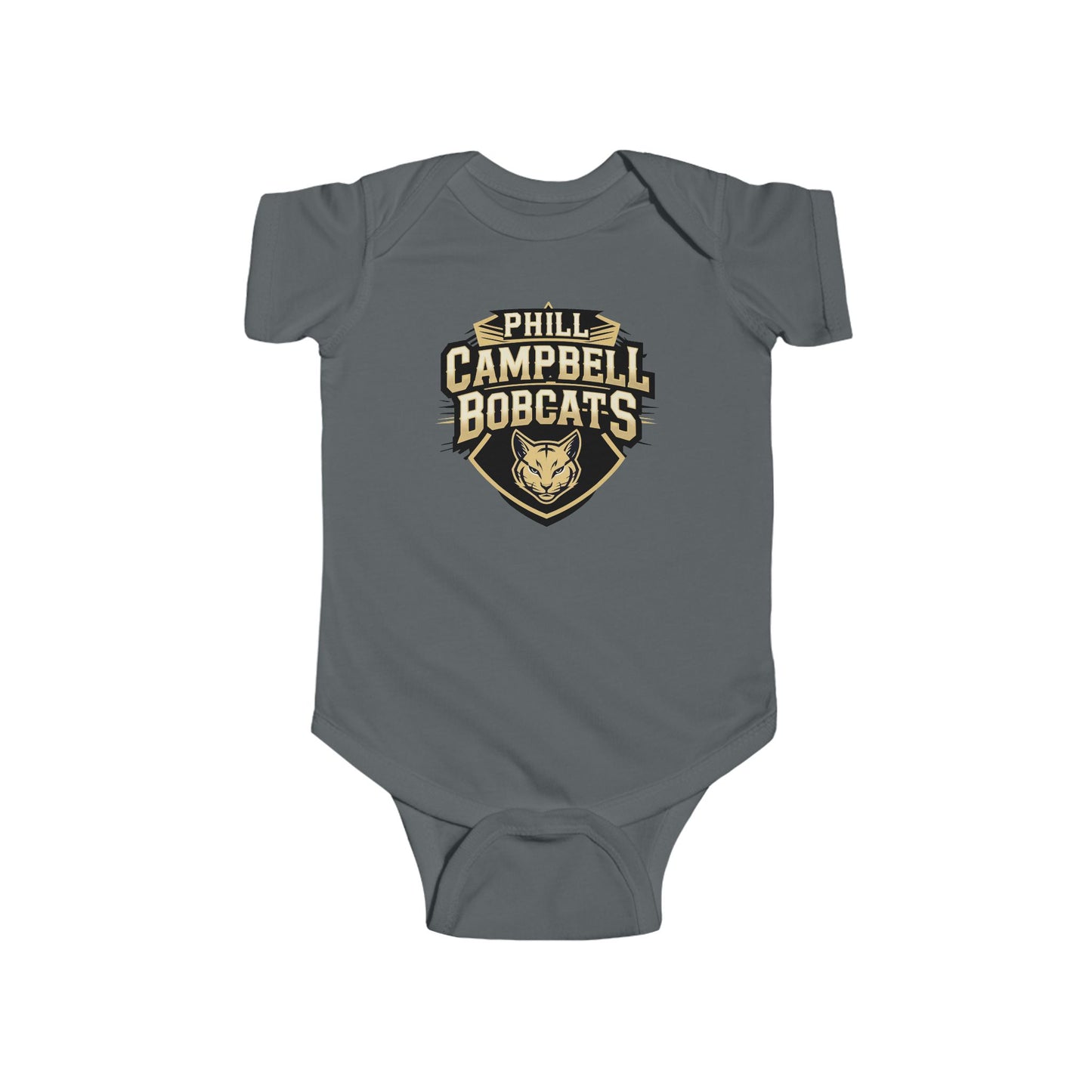 Short Sleeve Baby Bodysuit \ Phill Campbell Bobcats \ PCB1