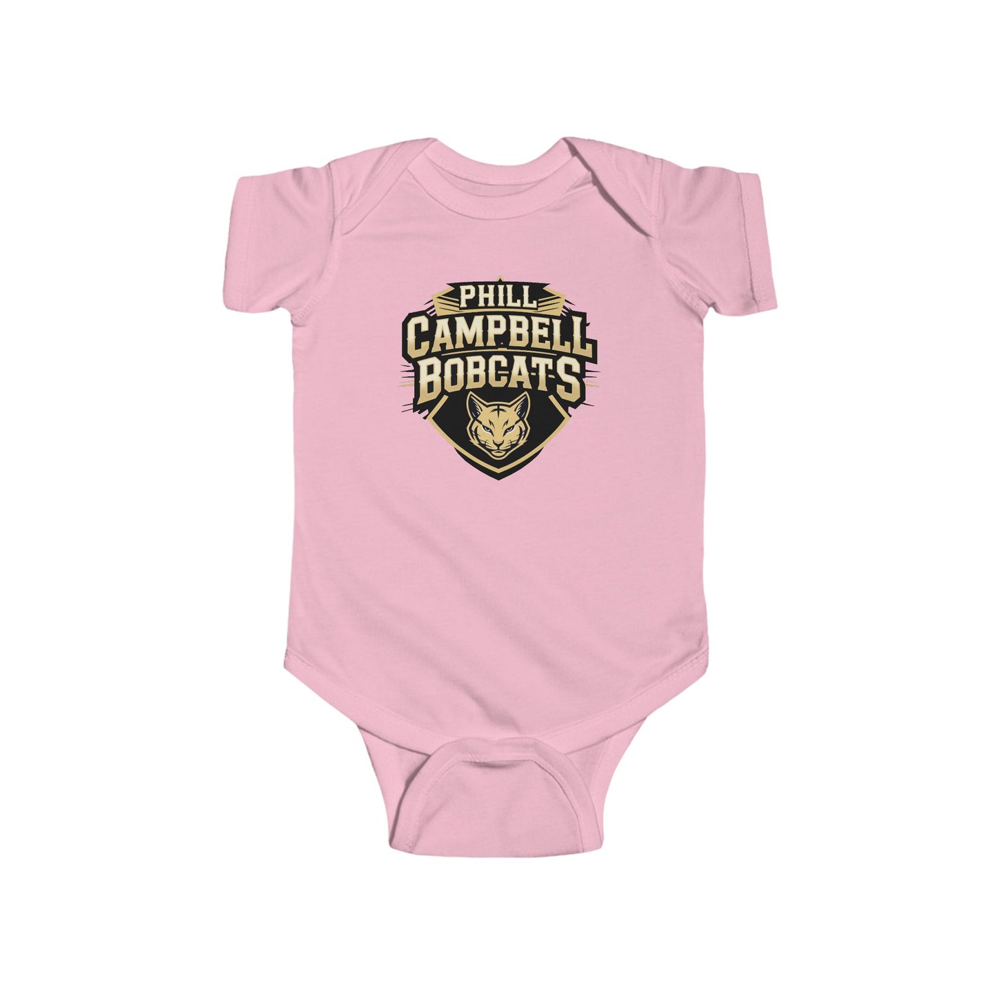 Short Sleeve Baby Bodysuit \ Phill Campbell Bobcats \ PCB1