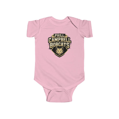 Short Sleeve Baby Bodysuit \ Phill Campbell Bobcats \ PCB1