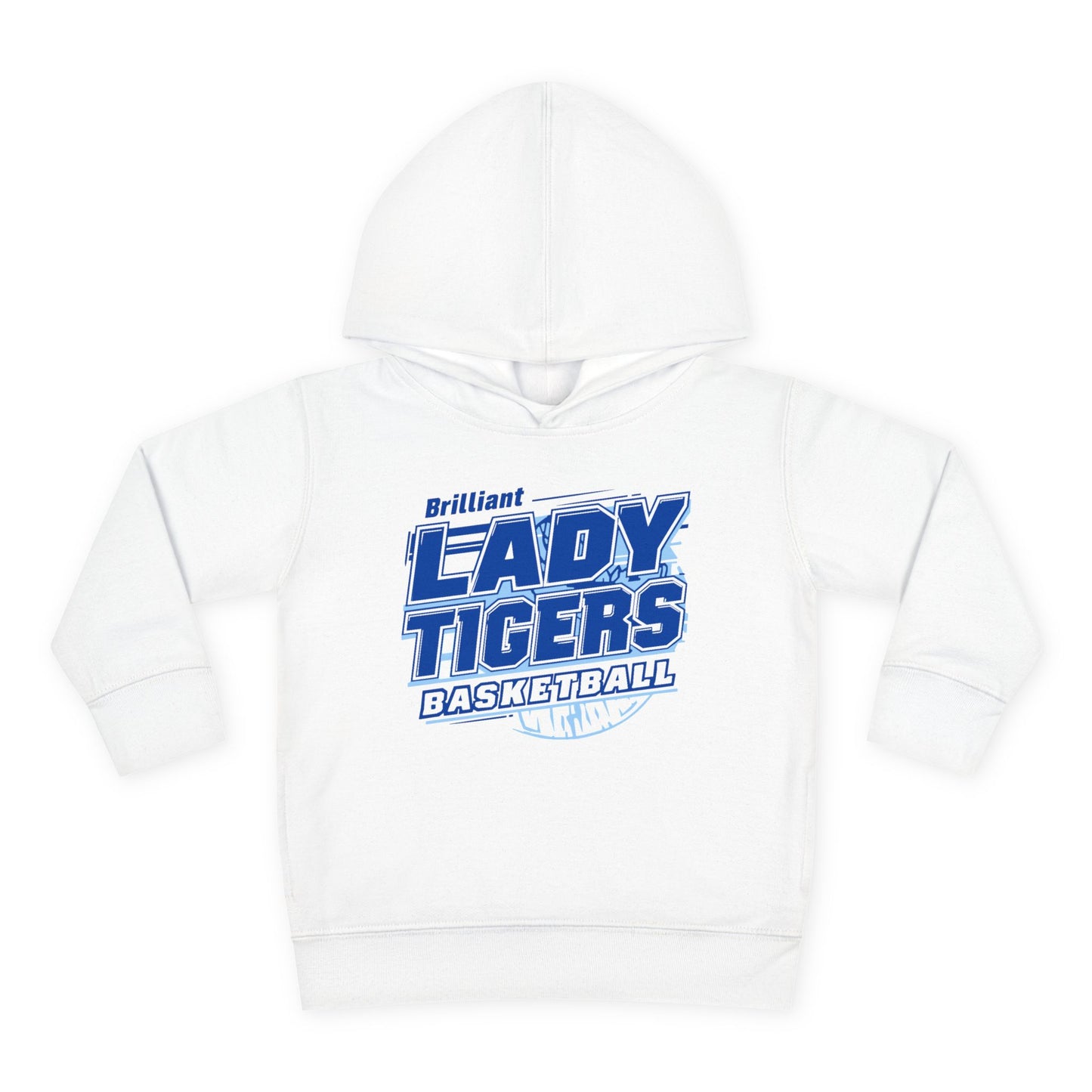 Toddler Hoodie Sweatshirt \ Brilliant Tigers Basketball \ BTBKG2
