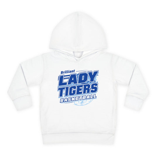 Toddler Hoodie Sweatshirt \ Brilliant Tigers Basketball \ BTBKG2