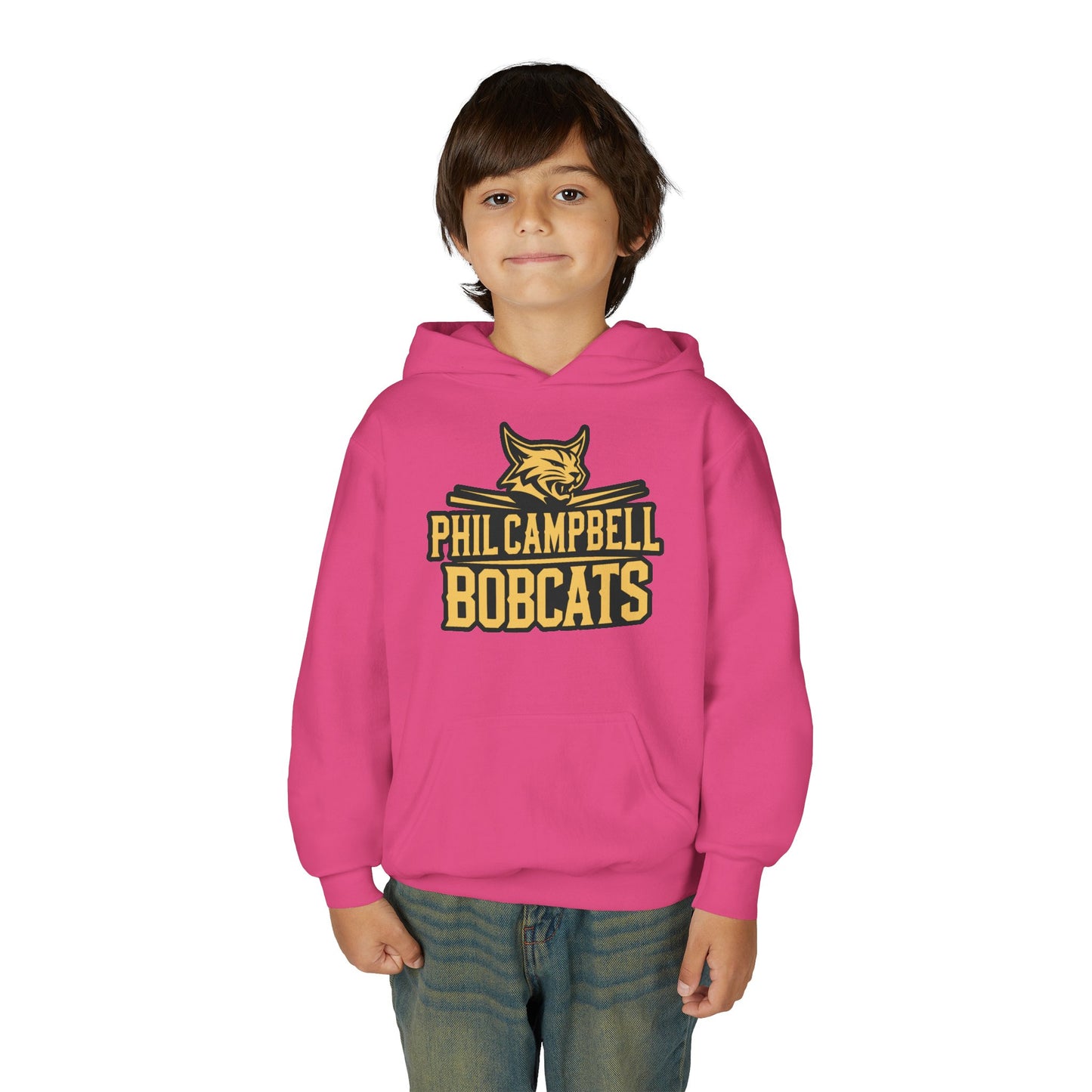 Youth Hoodie Sweatshirt \ Phil Campbell Bobcats \ PCB2