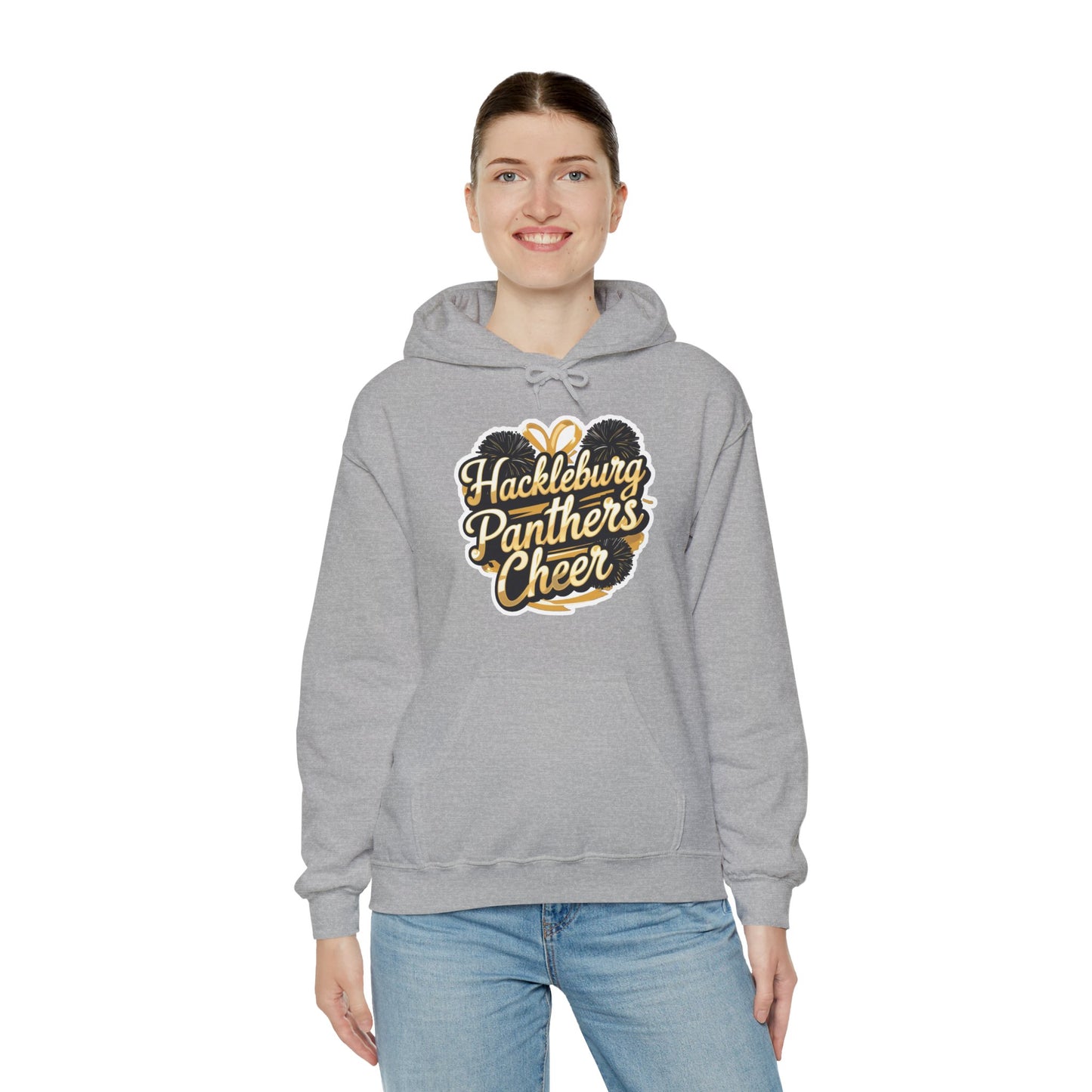 Adult Hoodie Sweatshirt \ Hackleburg Panthers Cheer \ HPC2