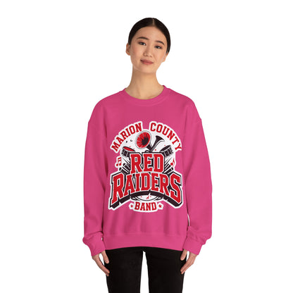 Adult Crewneck Sweatshirt \ Marion County Red Raiders Band \ MCB2