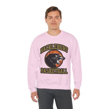 Adult Crewneck Sweatshirt \ Hackleburg Panther Basketball \ HPBK1
