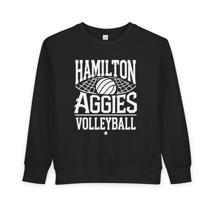 Toddler Crewneck Sweatshirt \ Hamilton Aggies Volleyball \ HAV2