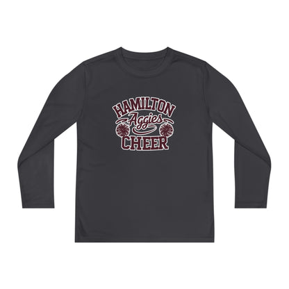 Youth Long Sleeve Tee \ Hamilton Aggies Cheer \ Style HAC2