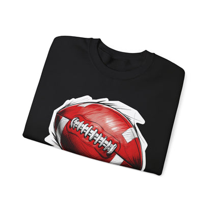 Adult Crewneck Sweatshirt \ Marion County Red Raiders Football \ MCF1