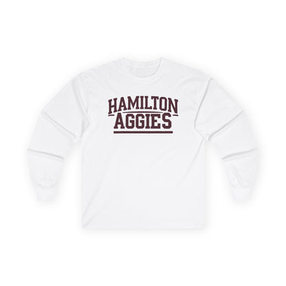 Adult Long Sleeve Tee \ Hamilton Aggies \ HA2