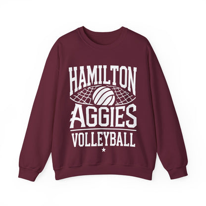 Adult Crewneck Sweatshirt \ Hamilton Aggies Volleyball \ HAV2