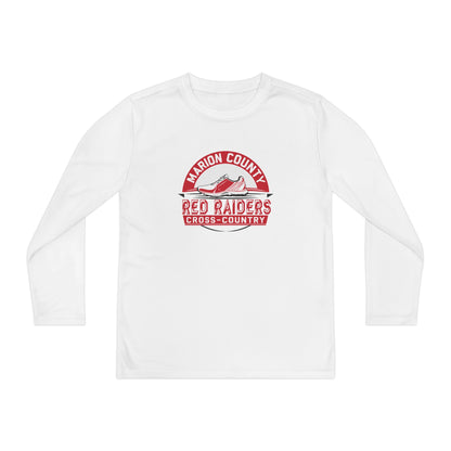 Youth Long Sleeve Tee \ Marion County Red Raiders Cross-Country \ MCCC1